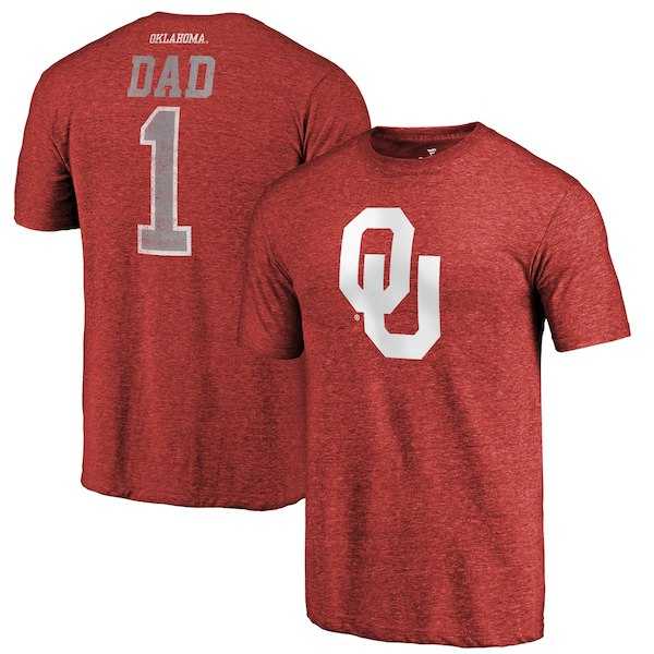 Oklahoma Sooners Fanatics Branded Crimson Greatest Dad Tri Blend T-Shirt,We sell and wholesale Oklahoma Sooners Fanatics Branded Crimson Greatest Dad Tri Blend T-Shirt on line form chian!